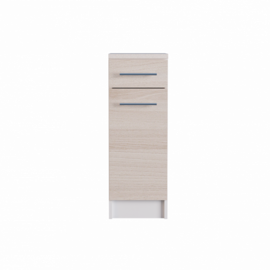 Kitchen module Eco Bottom drawer 300 with tabletop Ash Shimo Light 30x46x85 cm