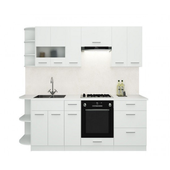 Modular kitchen Alina Biliy 240 cm is ready.