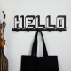 Wall hanger Glozis Hello H-073 52 x 15cm