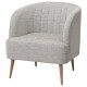 Armchair IKEA FULLOSA Viarp beige / brown (605.065.20)