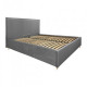 Andrea Standart Wood Bed With legs 120 x 200 cm Simple Gray