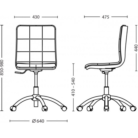 Armchair Nowy Styl MALTA ordf GTS CHROME ECO-50