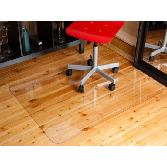 Protective carpet under the chair TexiGum 1 mm 80x125 cm Transparent