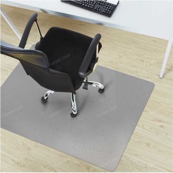 Protective carpet under the chair TexiGum 2 mm 152x205 cm Gray rough