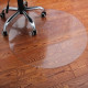 Protective carpet under the chair TexiGum 1 mm 80 cm round Transparent