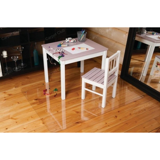 Protective carpet under the chair TexiGum 1 mm 80x125 cm Transparent