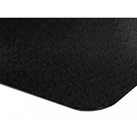 Protective carpet under the chair TexiGum 2 mm 76x205 cm Black rough