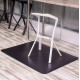 Protective carpet under the chair TexiGum 2 mm 76x205 cm Black rough