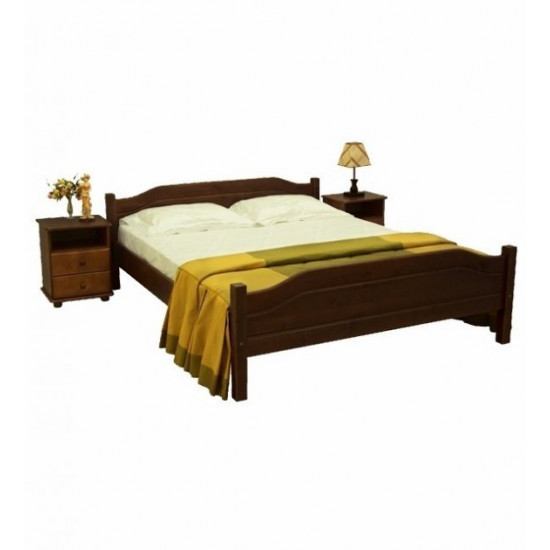 Double bed L-201 Skif 140x190 walnut