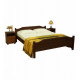 Double bed L-201 Skif 140x190 walnut