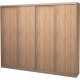 Four-door wardrobe Roko 238.4x242x45 cm chipboard Sonoma Oak (20200025417)