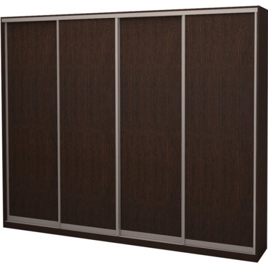 Four-door wardrobe Roko 238.4x242x45 cm chipboard Wenge Oak (20200025116)