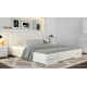 Double bed 180x200 Regina Lux with lifting mechanism Arbor Drev beech wood White