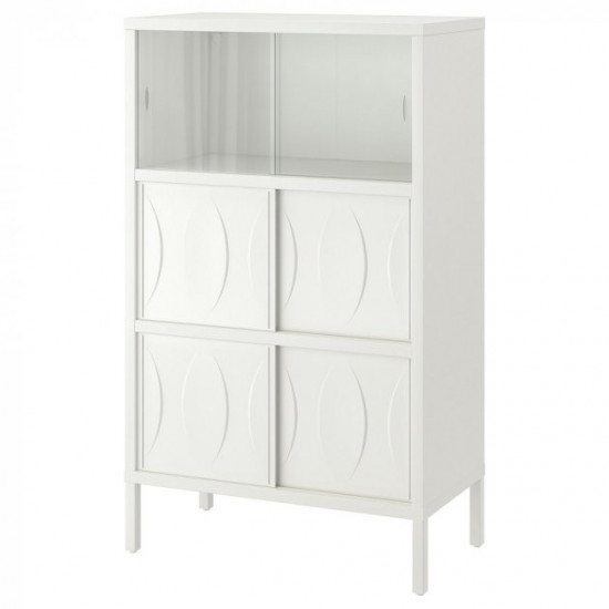 Sideboard IKEA KALKNAS 83x43x137 cm white (304.962.64)