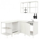 Cutout kitchen IKEA ENHET 170.5x63.5x222 cm white (993.379.27)