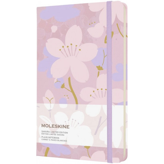 Notebook Moleskine Sakura 13 x 21 cm 240 pages unlined Pink (8056420857436)