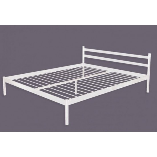 Comfort metal bed 200x180 cm White