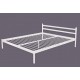 Comfort metal bed 200x180 cm White