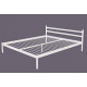 Metal bed Comfort 140x190 cm White