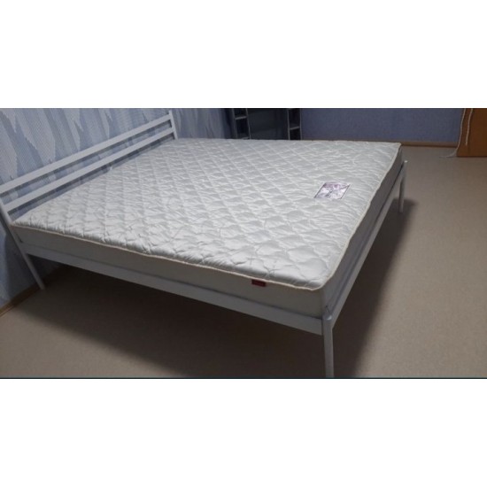 Comfort metal bed 200x180 cm White