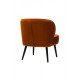 Armchair Fabio 720*620*700 metal painted black / fabric corduroy color Copper Wind Furniture