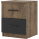 Bedside table Svit Mebliv Lotus Set of 2 pcs 400x510x405 made of chipboard Frigate Oak/Anthracite