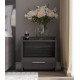 Bedside table Everest T-1 40x40x40 dark wenge (EVR-2358)