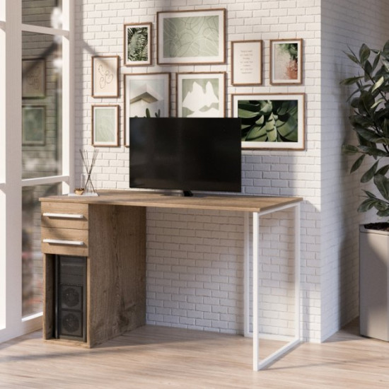 Computer desk Fenster Alliance 1 White 74x120x62 chipboard Alicante