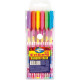 Set of Centrum Rainbow Gel pens with glitter 6 pcs 0.8 mm (4030969807873)