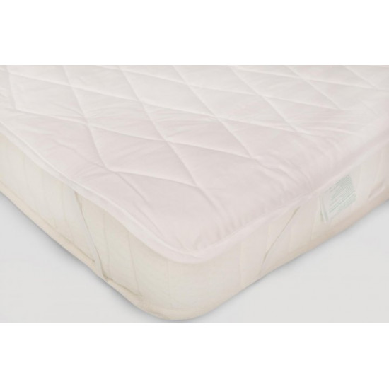 Wool lanolin mattress cover 60120 - 9 GLEN White Jacquard satin antibacterial Children's