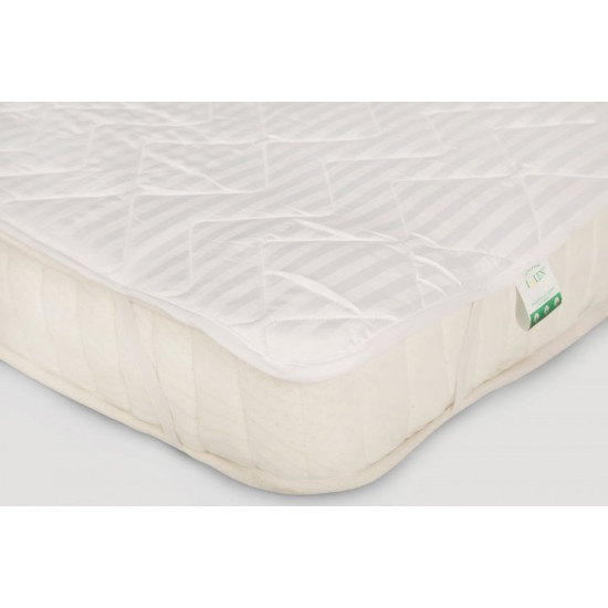 Mattress cover waterproof Tencel and microfiber 60120+T IGLEN White with Teflon pattern Children's