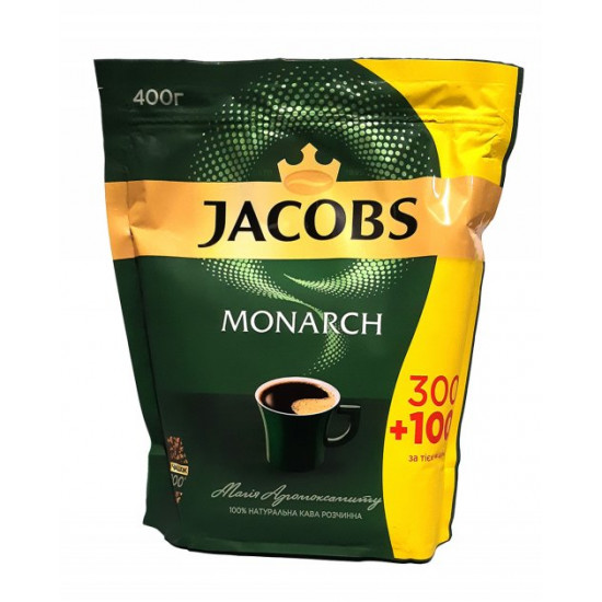  Кава Jacobs Monarch розчинна 400 г (442)