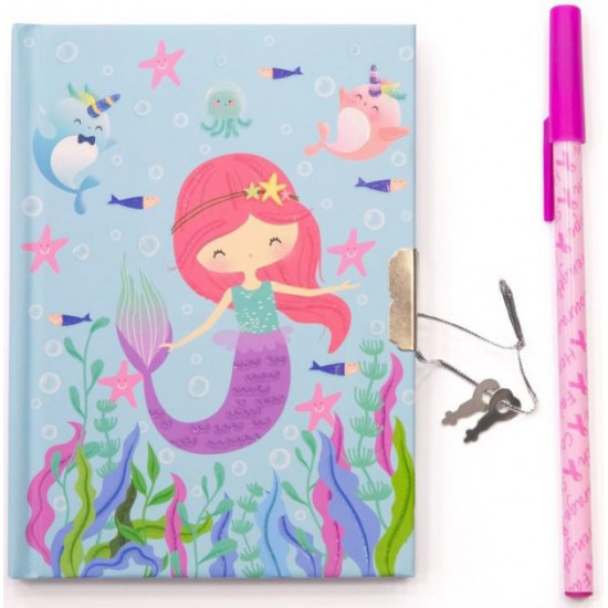 Children's notebook Malevaro in gift box with Mermaid pen (641955-A) (6931164701349)