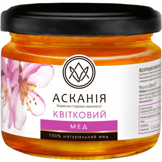 Мед Асканія квітковий 400 г (4820071642109)