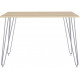 Dining table Nowy Styl ALLER ordf ALU (18)-1100*700*750 BEECH ARTISAN