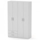 Four-door wardrobe with drawers Companit Wardrobe-14 Alba