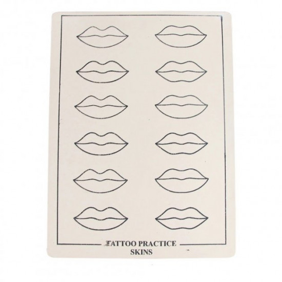 Latex Tattoo Training Mat Sketch Lips Skins Tattoo Supply