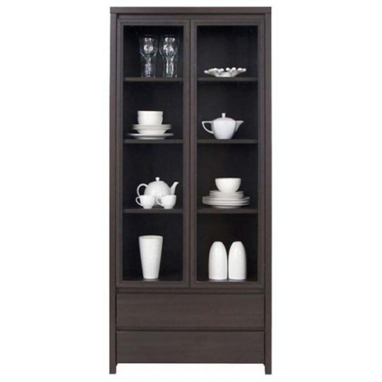 Display cabinet BRV Caspian REG_2W/2S wenge (016)