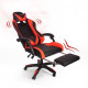 Gaming chair with footrest Germany. Black and red. BS11