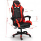 Gaming chair with footrest Germany. Black and red. BS11