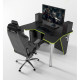 Gaming desk ZEUS IGROK-3 Black/Green