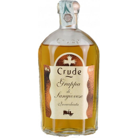  Крепкий алкогольный напиток Grappa Di Sangiovese Crude 0.5 л 40% (8024158072421)