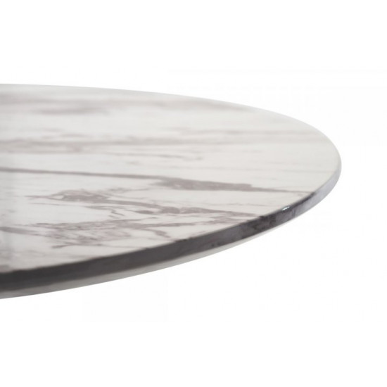 Bar table Vetro Mebel BT-01 white marble