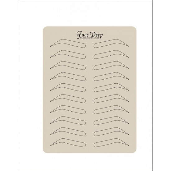 Latex eyebrow mat (black sketch) Face Deep