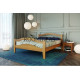 Bed Athena 2 Solid Beech LION Walnut 180x200 cm