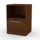 Bedside table Companit PKT-6 Walnut ecco (44x38x62 cm)