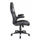 Computer gaming chair Strike Black and white