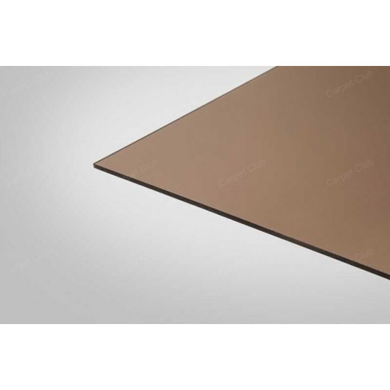 Protective carpet under the chair TexiGum 2 mm 100x205 cm Bronze