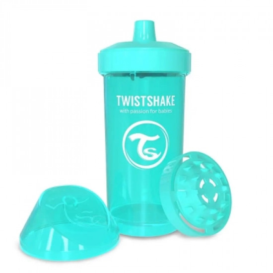  Поильник-непроливайка Twistshake 12+ бирюзовая 360 мл (78075)