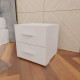 Bedside table with 2 drawers RedWood Sydney W400*H420*D400 White RLST11white